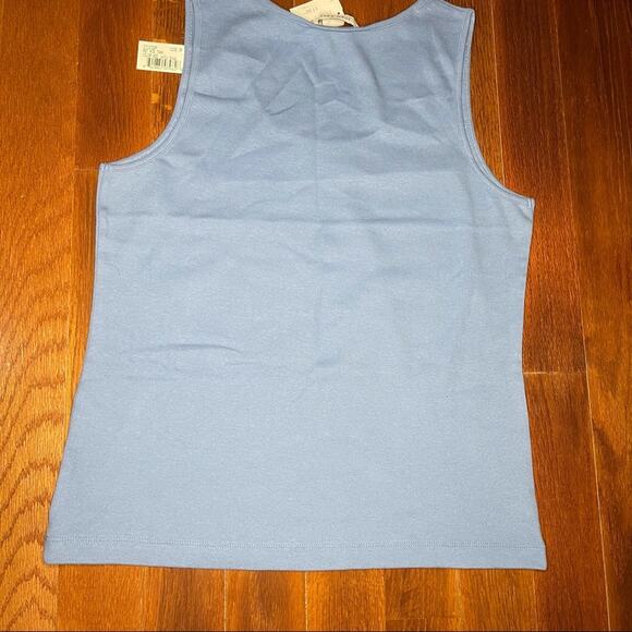 Joan Vass Tank Top Light Blue Size 3 (16/18) NWT - Picture 4 of 7